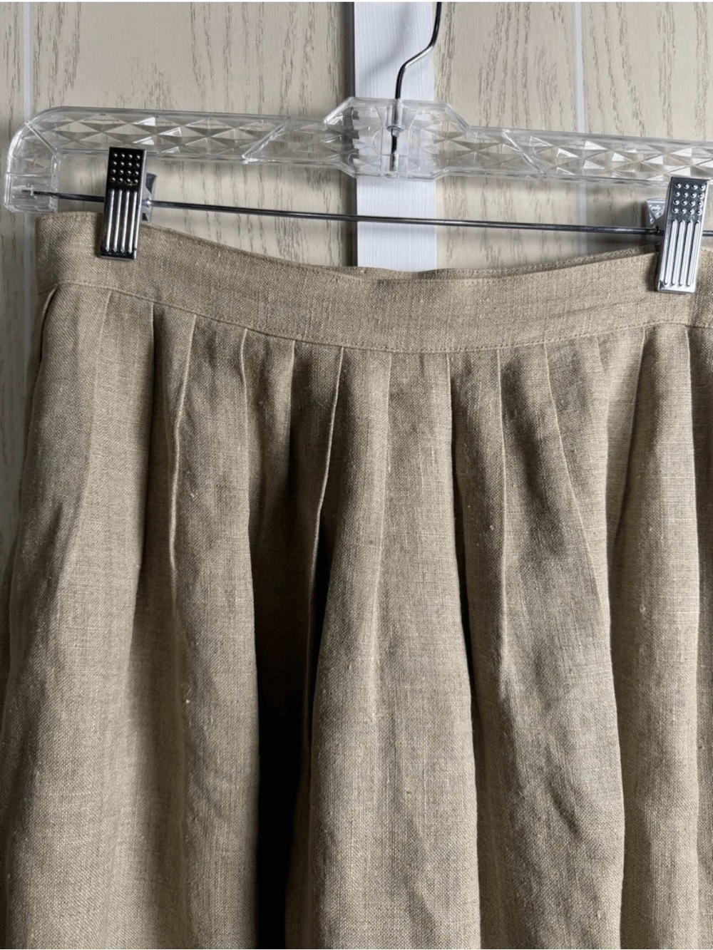 Ralph Lauren Country 100% linen tiered midi skirt - Picture 4 of 10